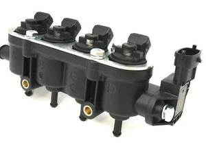 Landirenzo Landi MED Injektor Rail 4 Zylinder GI 25-65 schwarz kpl. mit Sensor - Picture 1 of 1