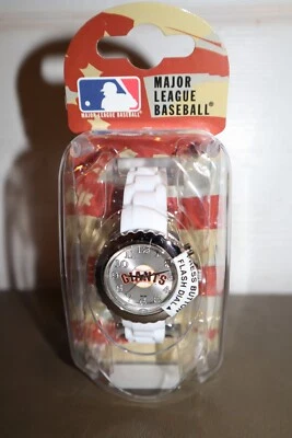 NEW - MLB San Francisco Giants Unisex White Watch Game Time Adjustable Straps - Image 1 of 4