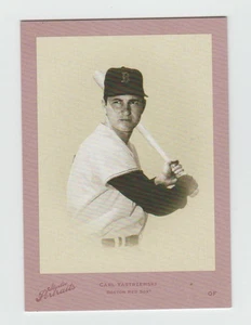 CARL YASTRZEMSKI 2005 Studio Portraits Diamond Kings RED Black & White SP #42/50 - Picture 1 of 2