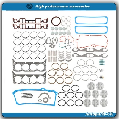 Fit For Chevrolet C2500 C3500 K3500 1997-2000 5.7L V8 OHV Engine Rebuild Kit New - Image 1 of 4