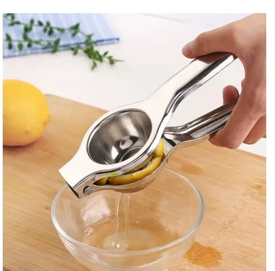 Lemon Squeezers Juicer Manual Press Stainless Steel Lime Citrus Fruit Extractor - Image 1 of 4