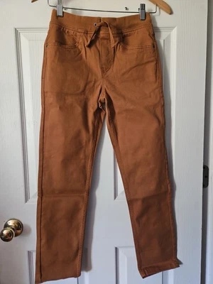 NUEVO CON ETIQUETAS PANTALONES HANNA DIFFERENTSON CARPINTERO MARRÓN KICKSTART SLIM SARGA 150 12 $50 Foto 1 de 4