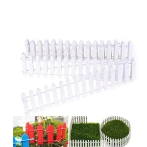 3Pcs 39Inch Miniature Fairy Garden Fence,Wood Picket Fence Palisade,Decorativ... - Picture 1 of 8