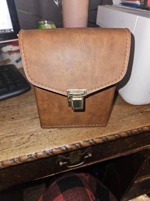 VINTAGE NOS BROWN LEATHER VTVM CASE SIMPSON TRIPLETT MORE - Image 1 of 4