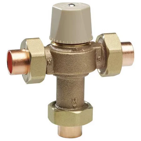 Watts 1/2 Lf Mmv-Us Mixing Valve, Brass, 0.5 To 23 Gpm, 150 Psi - Image 1 of 1