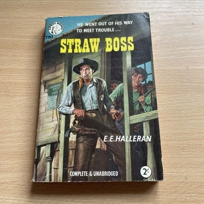Straw Boss by E. E. Halleran Vintage Corgi Paperback 1st 1956 - Image 1 of 4