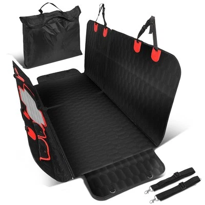 DPT MOTORSPORTS Fit Car Rear Back Seat Protector Hammock Pet Dog Waterproof Mat Blanket Cover