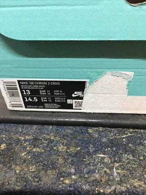 Nuevos zapatos de lona Nike SB Chron 2 - blancos talla 13 Foto 1 de 4