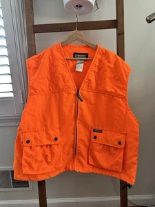 Remington Vest Adult XL Bright Orange Utility Safety Hunting High Visiblity - Picture 1 of 10