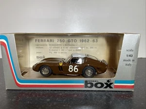 BOX MODELS - 1962 TARGA FLORIO - FERRARI 250 GTO - 1/43 SCALE MODEL CAR - 8408 - Picture 1 of 11