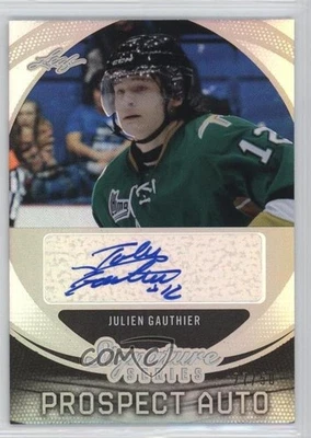 2015 Leaf Signature Series Prospect Gray /50 Julien Gauthier #SP-JG1 Auto - Image 1 of 2