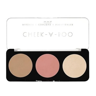 Face Palette for Makeup | Includes Matte Bronzer, Highlighter & Blush | Makeup P - Image 1 of 4