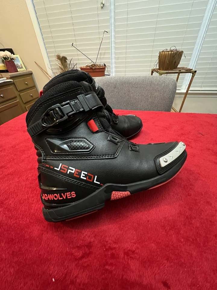 Hombres Aire Libre Ciclismo Motocicleta Zapatos Baja Transpirables Botas de Motocicleta Talla 8 Foto 1 de 4