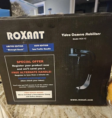 Roxant Pro Video Camera Stabilizer Midnight Black Limited Elite Edition ROX-1C - Image 1 of 2