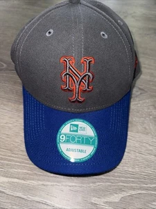Gorra New Era New York Mets 9Forty The League gris oscuro/azul correa ajustable - Imagen 1 de 10