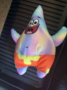 Spongebob Squarepants Patrick Star Tie Dye 8" Plush Stuffed Animal Toy 2023 - Picture 1 of 3