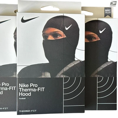 Новый Nike Balaclava Nike Pro Therma-FIT гипертеплый капюшон балаклава-черный полное лицо - Изображение 1 из 3