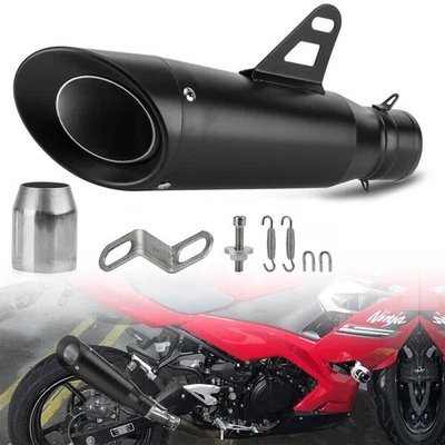 Tubo silenciador de escape deslizable 51 mm para motocicleta Honda CBR600F4i XR650L CBR250R Foto 1 de 4