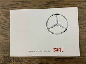 1964 MERCEDES BENZ 230 SL ROADSTER COUPE W113 BROCHURE RARE - Picture 1 of 16