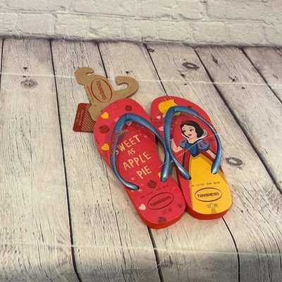 Sandalias chanclas Havaianas Disney Blancanieves para niños talla: 11/12C nuevas con etiquetas Foto 1 de 3