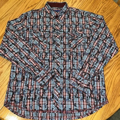 Georg Roth Los Angeles Long Sleeve Shirt, XL, Western, Pearl Snap, Looks new! - Image 1 of 4