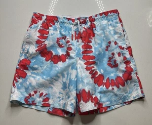 Cat And Jack Boys Swim Trunks Size XL 14 Husky Tie Dye - Picture 1 of 6