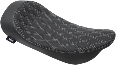 Drag Specialties 银色双钻独奏座椅适用于 1997 - 07 Harley Touring FLHR — 第 1/3 张图片