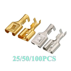 Vanga cablaggio elettrico 7,8 mm crimpare femmina presa pin morsetti contatto nuovo - Foto 1 di 4