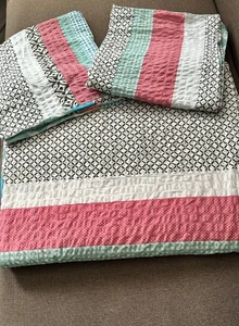 Fleuresse Seersucker Sommer Bettwäsche 240x220 cm + 2x 80x80 cm Kissenbezüge - Bild 1 von 3