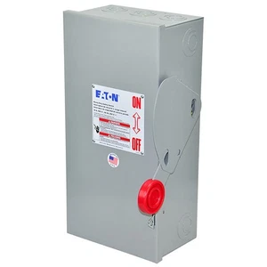 DH221NGK Cutler Hammer 30A 240V 2P 3 Wire NEMA Type 1 Disconnect --New --SES - Picture 1 of 4