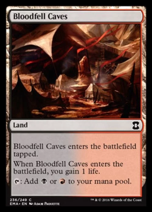 Bloodfell Caves - Light Play MTG Eternal Masters - Image 1 of 1