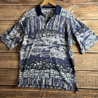 Camisa polo masculina vintage corneta menino grande geométrica abstrata manga curta - Imagem 1 de 4