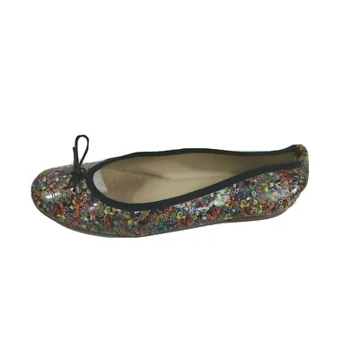 French Sole FSNY Sole Prints Ballet Flats Women Size 38 6.5 Multi-color Italy  - Image 1 of 4