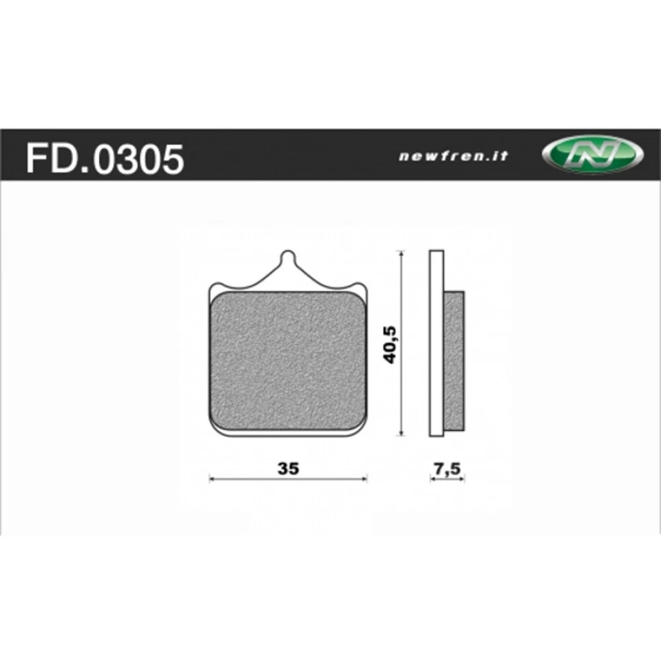 Pastillas de freno delanteras Newfren para KTM 990 SUPER DUKE 2005-2010 >Tour sinterizado Foto 1 de 1