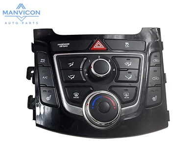 2013-2017 Hyundai Elantra AC Heater Climate Temperature Control Unit 97250-A6XXX - Image 1 of 4