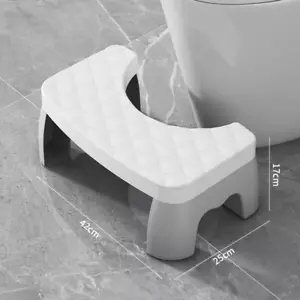 Waterproof Squatty Potty Toilet Stool Toilet Foot Stool Squat Stool for Pregnant - Picture 1 of 16