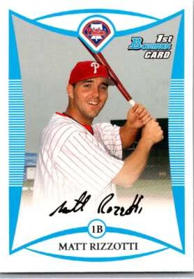 Matt Rizzotti #BP87 2008 Bowman 1st. Card Prospects Philadelphia Phillies - Image 1 of 2