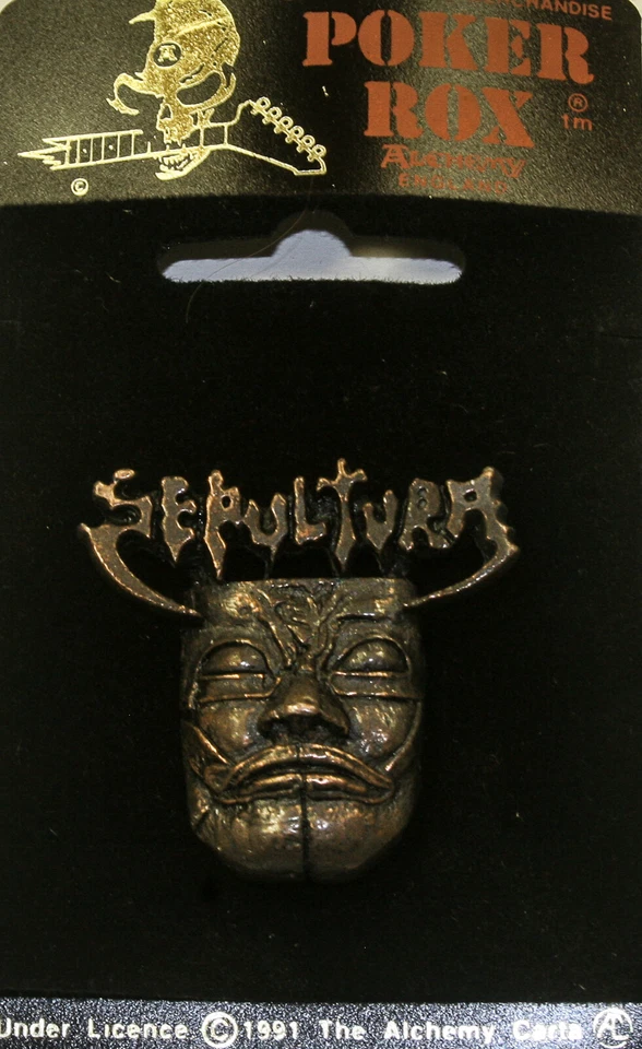 Poker Rox SEPULTURA Pin Clasp RARE!!  PC221 - Image 1 of 1