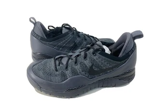 Nike Lupinek Flyknit Low Shoes 882685 001 Black & Dark Grey Men Size 9.5, Eur 43 - Picture 1 of 11