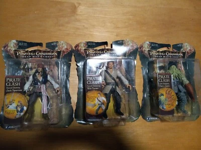 pirates of the caribbean dead mans chest toys, zizzle, jack sparrow, will turner - Image 1 of 4