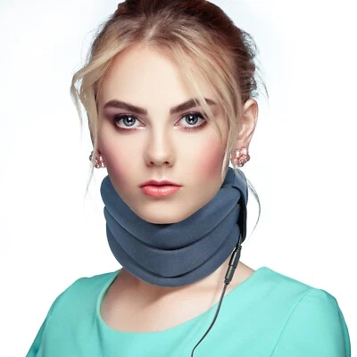 HONGJING Soutien de nuque chauffant pour les douleurs cervicales et le soutien - Photo 1/4