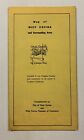 1957 CITY OF WEST COVINA, CALIF. FOLDING PAPER MAP ~ CHAMBER OF COMMERCE ISSUE