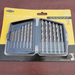 Warrior High Speed Steel Drill Bit Set 13 Piece All Drills New Sealed With Case - Picture 1 of 2