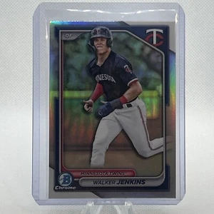 Bowman Draft Walker Jenkins 2024 refractor cromado SP #BDC-166 Top Prospect RC MN - Imagen 1 de 2