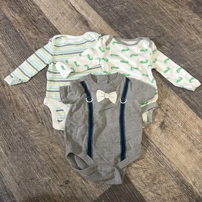 Circo Baby Boy One Piece Sleep & Play Size Newborn NB Lot of 3 - Image 1 of 4