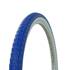 1 - Blue White Wall 26 x 2.125 Beach Cruiser Bike Bicycle Tires Diamond Fenix - Picture 1 of 1