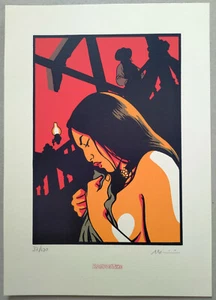 MARINI - L'ETOILE DU DESERT : INDIENNE - Ex-libris sérigraphié Raspoutine 100 ex - Imagen 1 de 1