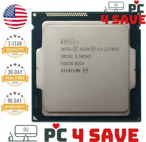 Intel Xeon E3-1270 V3 SR151 3.50GHz 8MB 4-Core LGA1150 Workstation CPU Haswell - Picture 1 of 1