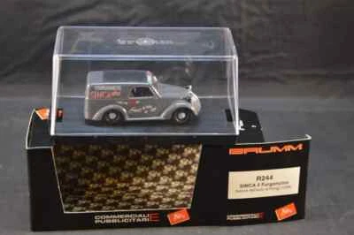 SIMCA 5 FURGONCINO SALONE DI PARIGI R244 1/43 BRUMM DIE CAST CON SCATOLA - Immagine 1 di 2