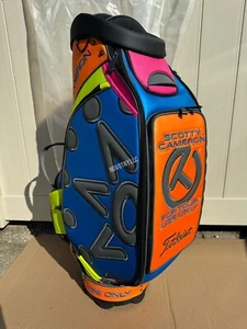 Scotty Cameron - 2023 HAWAIIAN OPEN Tour Staff Bag Blue/Orange/Lime/Pink Hawaii - Picture 1 of 7